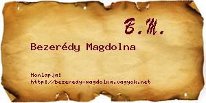 Bezerédy Magdolna névjegykártya